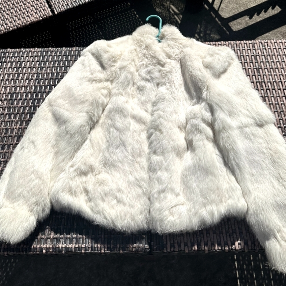 Vintage Made in China Rabbit Fur Coat
